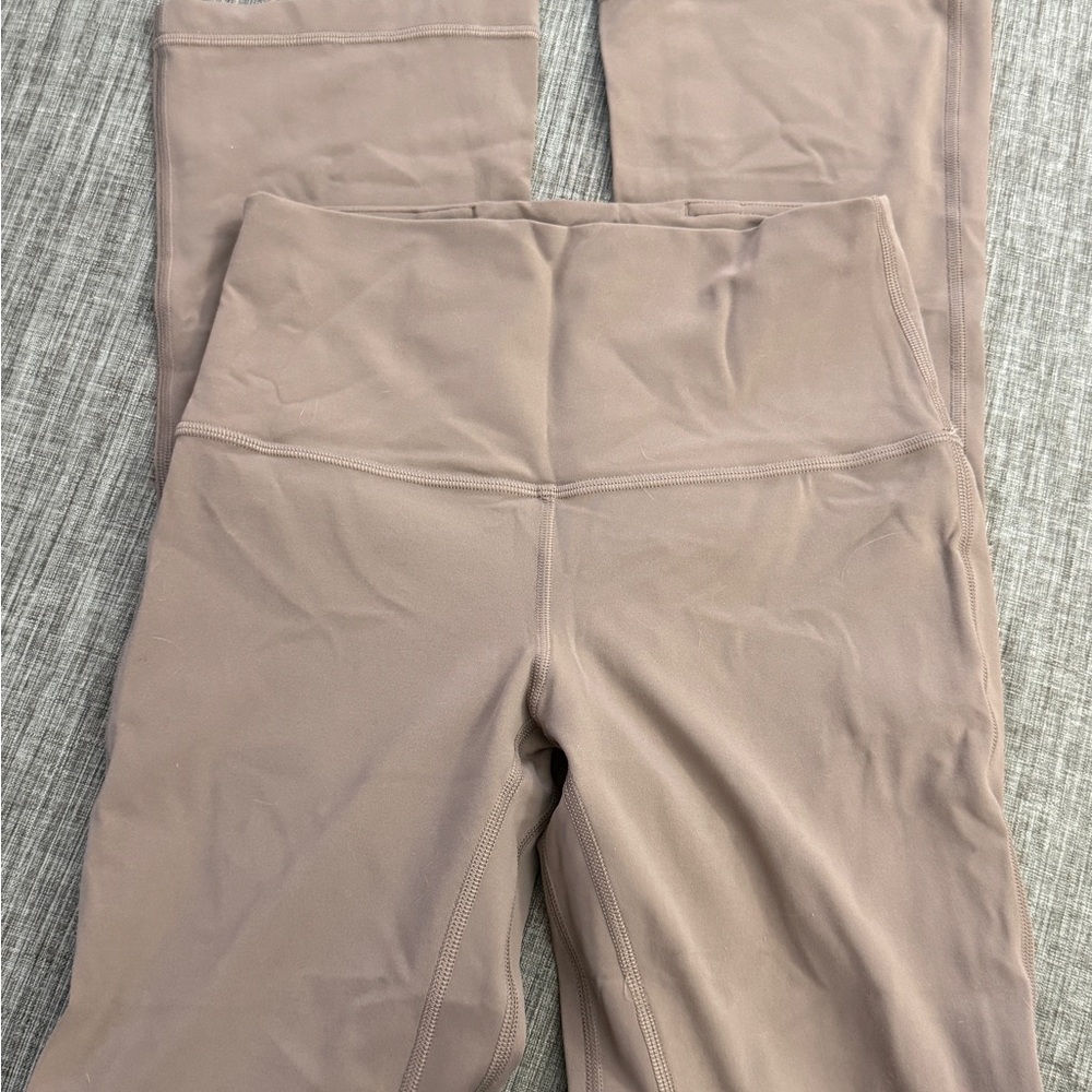 Lululemon Leggings, athletic Women's Beige-Warm Ash Grey Pants, Align Wide Leg - Picture 14 of 16
